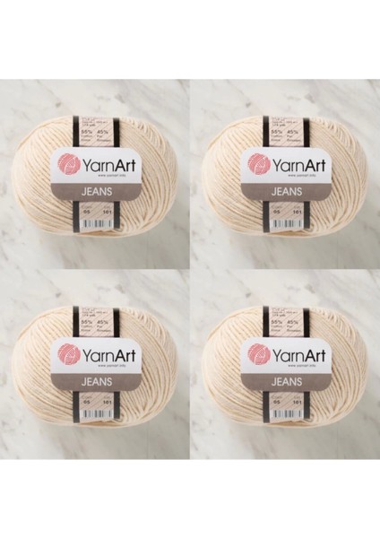 Jeans 05 4'lü Paket Amigurimi Bebek Ipi