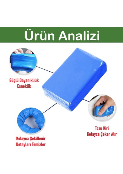 Kil Hamuru Araç Oto Yüzey Temizleme Hamuru 97 gr 2 Adet fırsatları