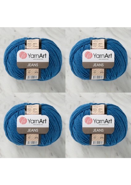 Jeans 17 4'lü Paket Amigurimi Bebek Ipi