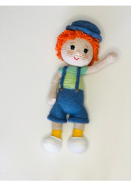 Portakal Çocuk Amigurumi Organik Oyuncak Erkek Bebek Turuncu Saçlı Orange Boy modelleri
