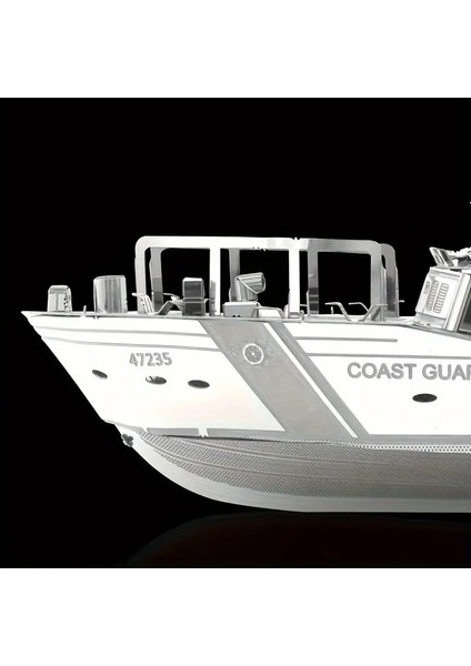 Dıy Life Boat Can Kurtaran Botu 3D Metal Puzzle Bulmaca 14+ Yaş Üstü Hediyelik Model