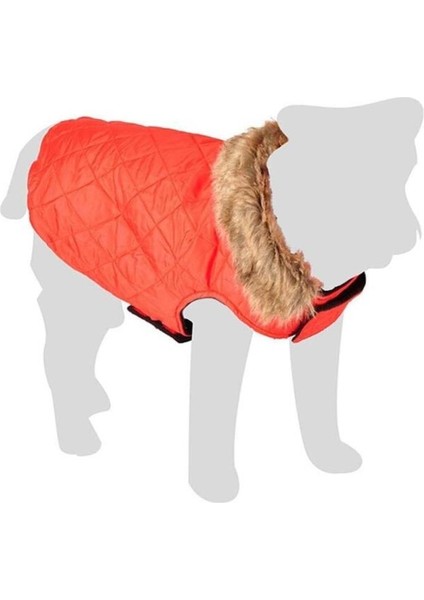 Elia Peluş Kışlık Köpek Kıyafeti Kırmızı 35 cm