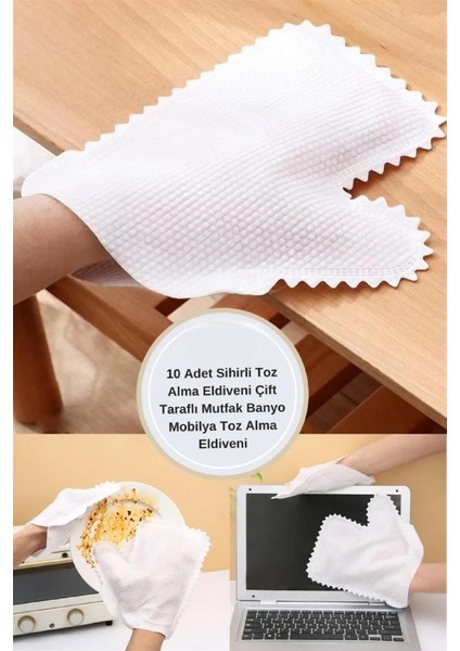 10 Adet Mikrofiber Toz Alma Bez Eldiveni Mutfak Banyo Mobilya Bulaşık Cam Oto Temizlik Yıkama Bezi modelleri