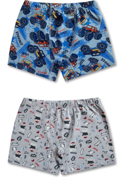 %95 Pamuklu Erkek Çocuk Süprem Penye Boxer Külot Iç Çamaşır 6lı Set indirimleri