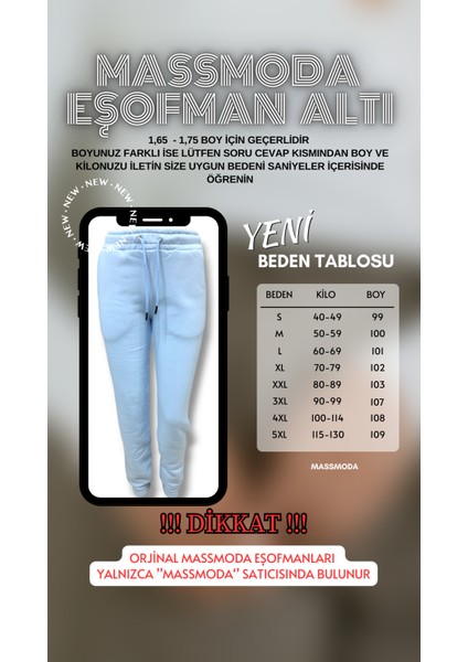 Eşofman Altı Kalın Kışlık 3 Iplik Kompakt Şardonlu Penye Pijama Erkek / Kadın Unisex