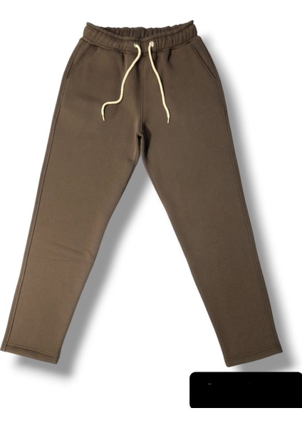 Eşofman Altı Kalın Kışlık 3 Iplik Kompakt Şardonlu Penye Pijama Erkek / Kadın Unisex