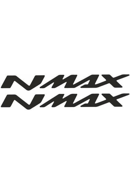 Nmax Yazı Motosiklet Sticker 2 Adet 10 x 5 cm