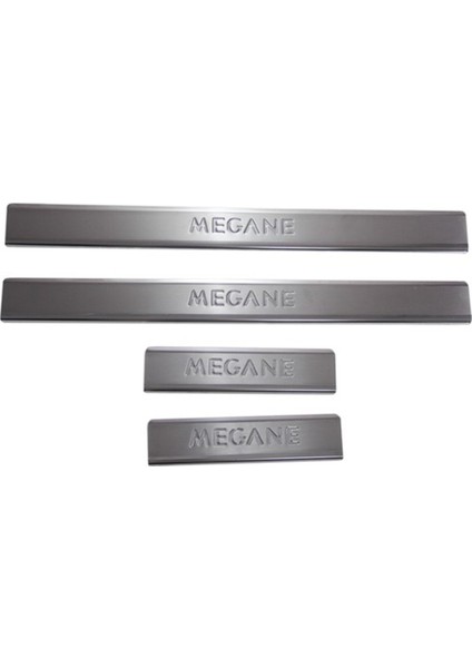Kapı Eşiği Krom 4 Parça Megane Sw 2004-2010 Arası Modeller Için