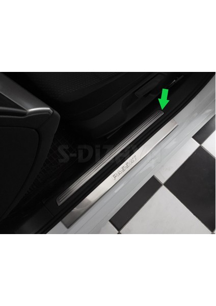 Iç Kapı Eşiği Krom 4 Parça Passat B8.5 Sd 2019 ve Sonrası Modeller Için modelleri