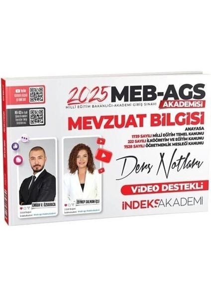 2025 Meb Ags Akademisi Eğitimin Temelleri ve Türk Milli Eğitim Sistemi Video Ders Notları