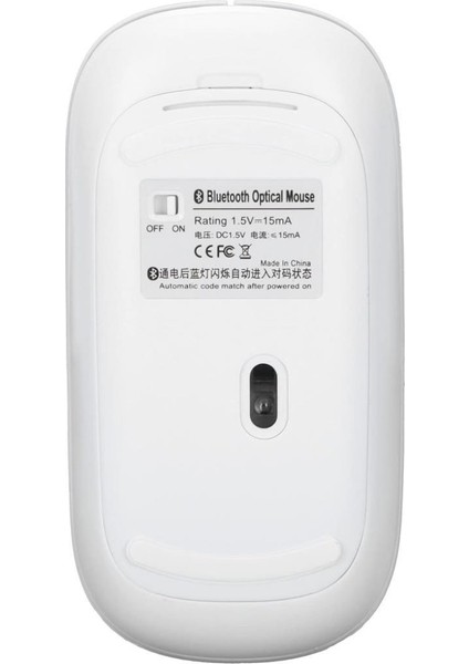 Huawei Matepad 12 x Papermatte Edition 12" Uyumlu Kablosuz Bluetooth Pilli Optik Mouse - Beyaz