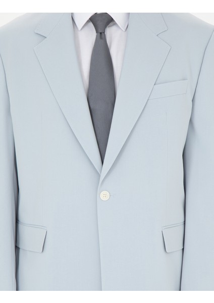 Erkek Açık Mavi Oversize Takım Elbise 50285315-VR003