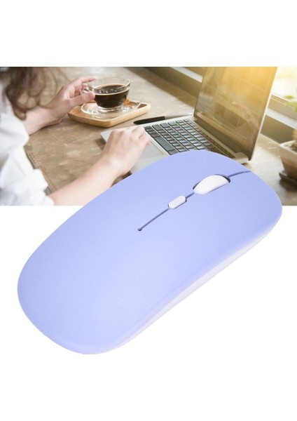 Blackview Tab 30 Wi-Fi Tablet 10.1" Uyumlu Kablosuz Bluetooth Pilli Optik Mouse - Mor