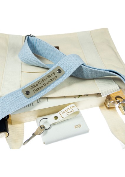 Açık Mavi Renk, Şefler İçin Tsarlanmış Kişiye Özel Çanta Kayışı, 120 Cm Renkli Pamuklu Tasarım fiyatları