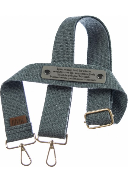 Gri Renk, Kişiye Özel Pamuklu Kolon, Dayanıklı Ve Şık Kullanım, 160 Cm, Özel Hediyelik