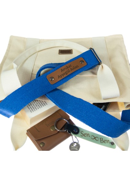 Koyu Mavi Renk, Arkadaşına Özel Anlamlı Hediyelik Çanta Omuz Kayışı, 180 Cm Kişiye Özel Detaylı fırsatları