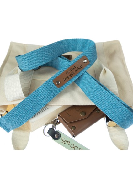 Mavi Renk, Anneler Için Özel Hediye Tasarımı, Şık 220 cm Çanta Omuz Askısı, Isme Özel Tasarım fırsatları