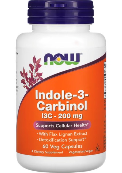 Foods, Indole-3-Carbinol, 200 Mg, 60 Veg Capsules