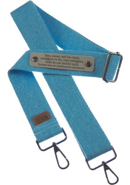 Mavi Renk, Spor ve Şık Kişiye Özel Omuz Çanta Kayışı, 120 cm k Seçenek Çanta Askısı