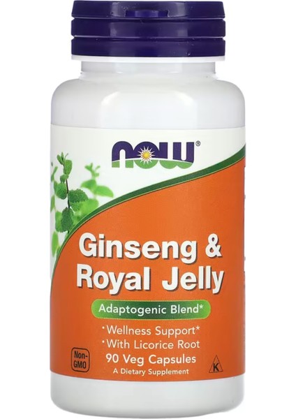 Foods, Ginseng & Royal Jelly, 90 Veg Capsules