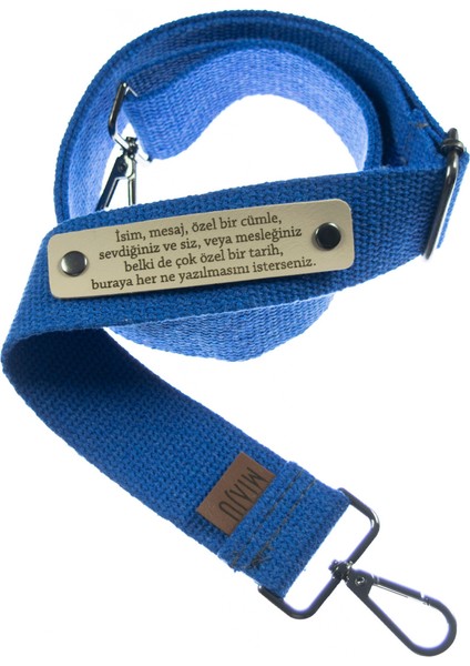 Koyu Mavi Renk, Kişiselleştirilebilir Çapraz Çanta Omuz Askısı, 220 Cm Tasarım Ve Modern Hediyelik