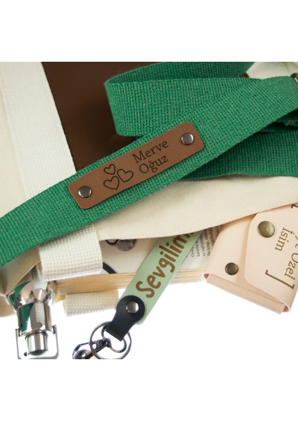 Yeşil Renk, Modaya Uygun Adınıza Özel Şık, 160 Cm Çapraz Çanta Askısı, Sevgiliye Hediye fırsatları