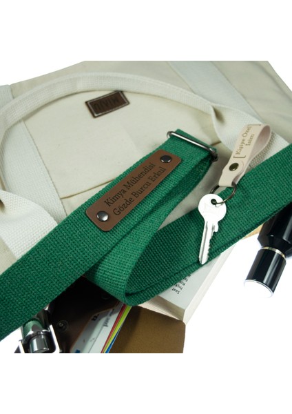 Yeşil Renk, İsminize Özel Ebeveyn Yedek Çanta Askısı, 220 Cm, Kişiselleştirilmiş Hediye Seçeneği fiyatları