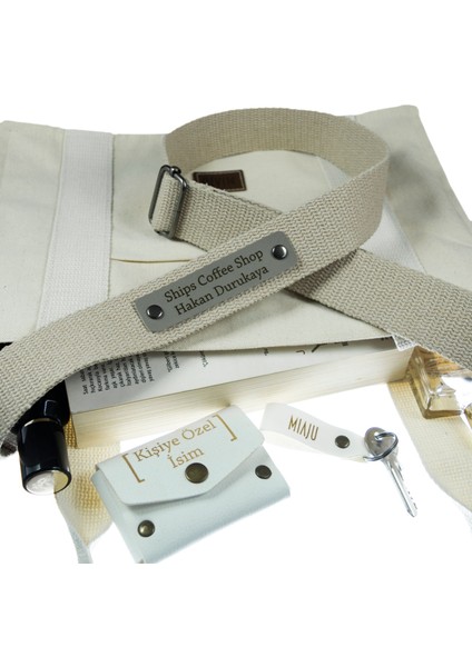 Sütlü Kahve Renk, Kişisel Stil ve Moda Tasarımcıları Için Isme Özel k Çanta Askısı, 120 cm fiyatları