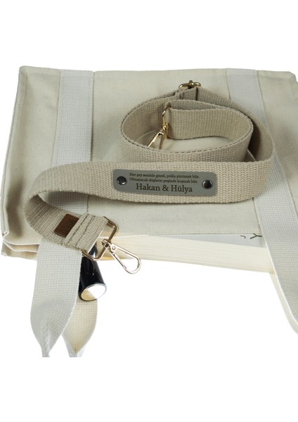 Sütlü Kahve Renk, İsme Özel Tasarım Deri Detaylı Çanta Askısı, 220 Cm Günlük Kullanıma Uygun fiyatları