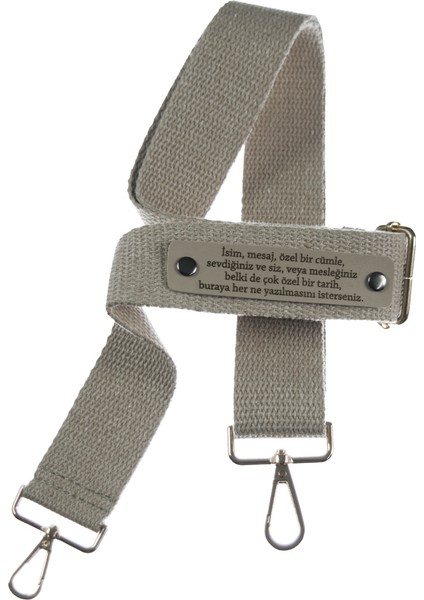 Sütlü Kahve Renk, Kişiye Özel Eğitim Yöneticileri İçin Fonksiyonel Çanta Kayışı,160 Cm Omuz Askısı