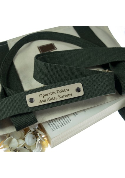 Koyu Yeşil Renk, Kişiye Özel Müzik Öğretmenleri İçin Kullanışlı Çanta Askısı Tasarımı, 120 Cm fırsatları