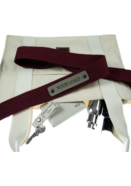 Bordo Renk, Kişiye Özel İnovasyon Uzmanı Çanta Askısı,, 140 Cm İsme Özel Hediyelik Omuz Askısı fırsatları