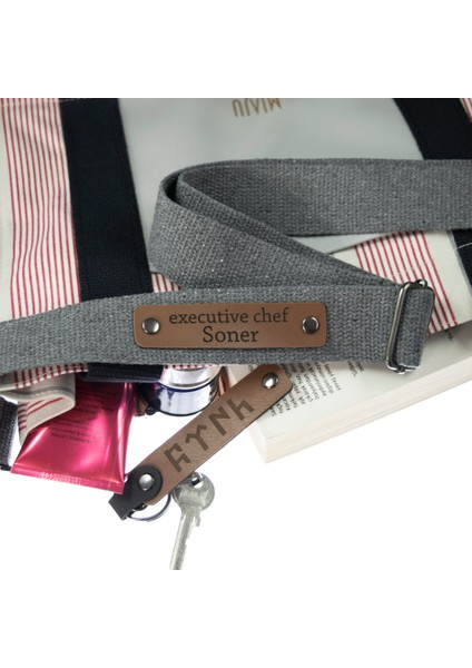 Gri Renk, Kanvas Çantalar Için Kişiye Özel, 180 Cm, Omuz Askısı, Arkadaşına Benzersiz Hediye fiyatları