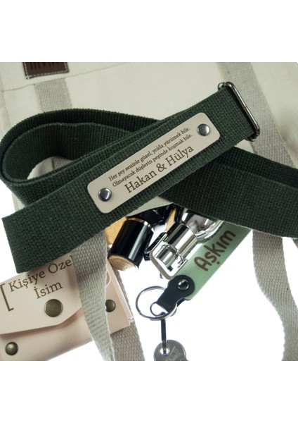 Koyu Yeşil Renk, Kurumsal Hediyelik, Kişiselleştirilebilir Çanta Askısı, 160 Cm Unisex Kullanım fiyatları