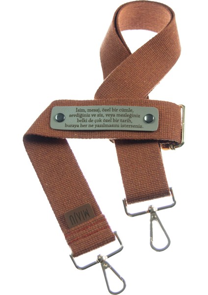 Kiremit Renk, 180 Cm, Kişiye Özel Çanta Kayışı, Stil Sahiplerine Uygun Tasarım Estetik Omuz Askısı