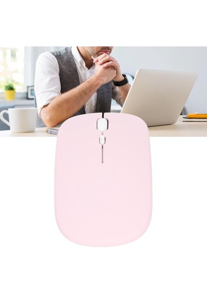 Blackview Tab 30 Wi-Fi Tablet 10.1" Uyumlu Kablosuz Bluetooth Pilli Optik Mouse - Pembe