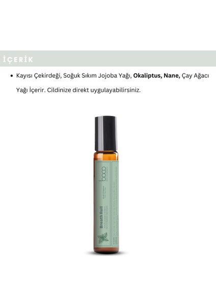 Nane Okaliptus Uçucu Yağ Aromaterapi Roll 10 ml