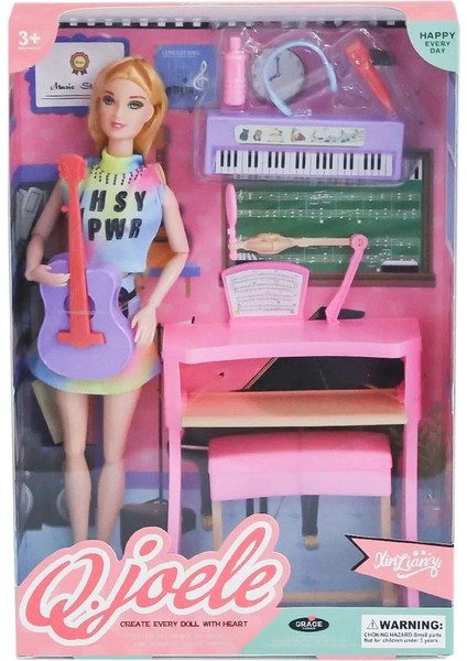 L5748K-1 Müzisyen Bebek -Canem Oyuncak