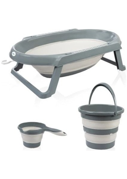 Babyjem Katlanır Banyo Küvet Seti 765 Antrasit