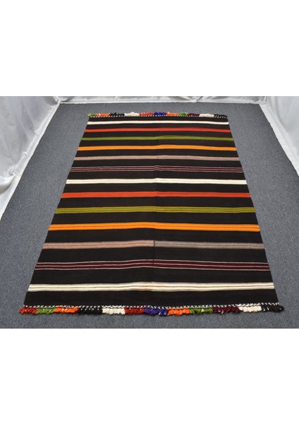 El Dokuma Seçkin Otantik Sivas Şal Perde Yün Kilim 5440