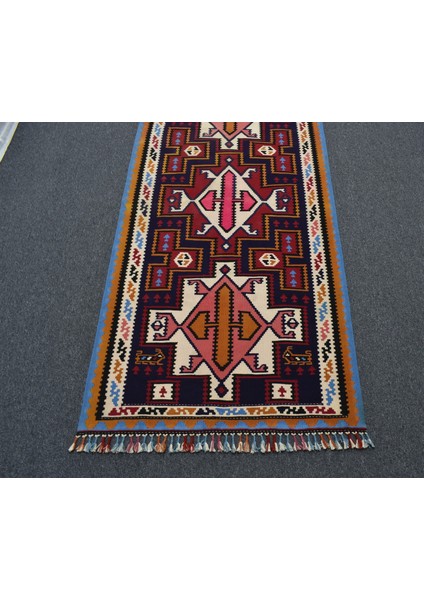 Yeni El Dokuma Zarif Persian Iran Şiraz Yün Kilim 5460 fırsatları