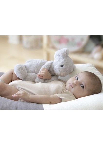 Babyjem Uyku Arkadaşım Oturabilen Tavşan 30 cm 730 Gri modelleri