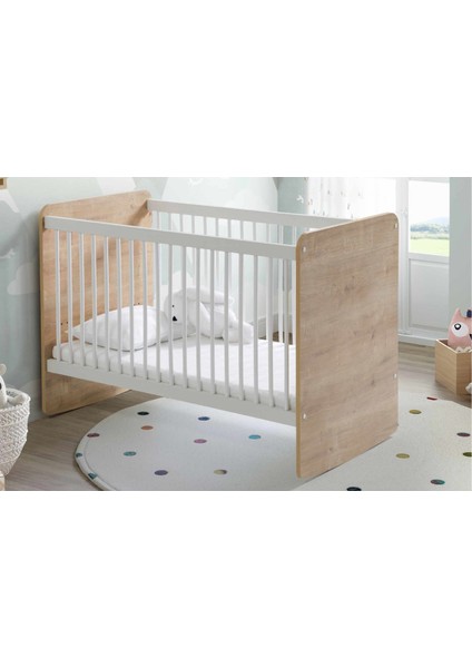Babywhen Pratik Kademeli Sallanır Beşik 60X120 Ahşap
