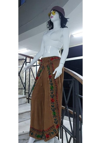 Otantik Nakış İşlemeli Harem Şalvar Pantolon (100 CM)