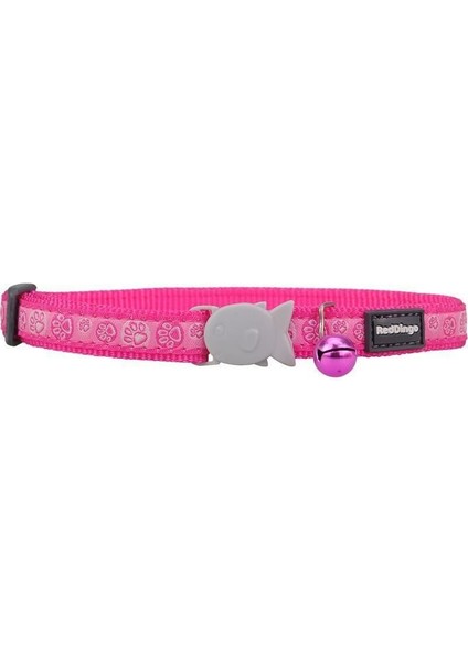 Reddingo Pati Desenli Pembe Kedi Boyun Tasması 12MM / 20-32 cm - Petshopundan indirimleri