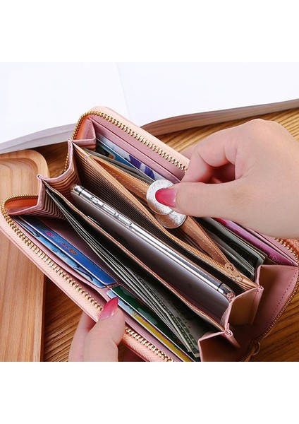 Yeni Uzun Kadın Cüzdan Kadın Çantalar Püskül Bozuk Para Cüzdanı Kart Sahibinin Cüzdan Kadın Pu Deri Debriyaj Para Çantası Pu Deri Cüzdan (Yurt Dışından) indirimleri