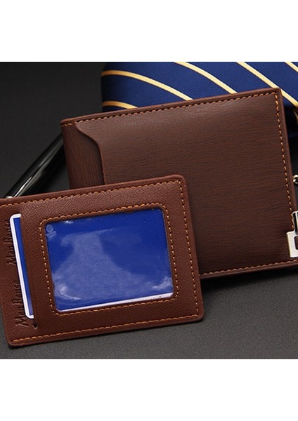 Vintage Erkek Deri Marka Lüks Cüzdan Kısa Ince Erkek Çantalar Para Klip Kredi Kartı Dolar Portomonee Carteria Dropsp (Yurt Dışından) fırsatları