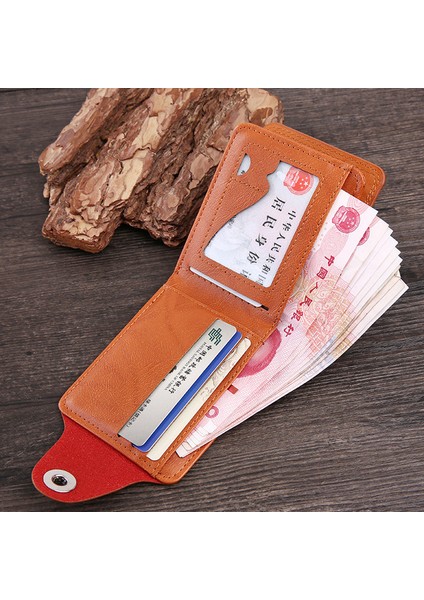 Yaratıcı Yeni Gerilim Trafosu Kısa Retro Manyetik Yapış Usd Desen Dolar Çanta Iş Tarzı Erkek Cüzdan (Yurt Dışından)