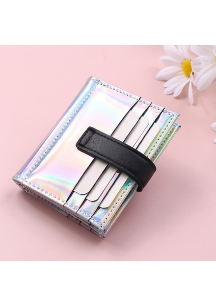Moda Çoklu Kart Pozisyon Cüzdan Kredi Kımlık Kartı Tutucu Para Cebi ile Adam Para Çantası Durumda Kadın Çanta Debriyaj (Yurt Dışından)