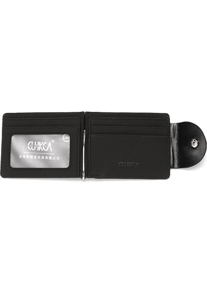 Erkekler Pu Deri Cüzdan Çok Pozisyonlu Kart Tutucu Erkek Moda Çanta Küçük Çile Para Çantası Mini Vintage Ince Cüzdan El Çantası (Yurt Dışından)